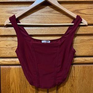 Corset crop top